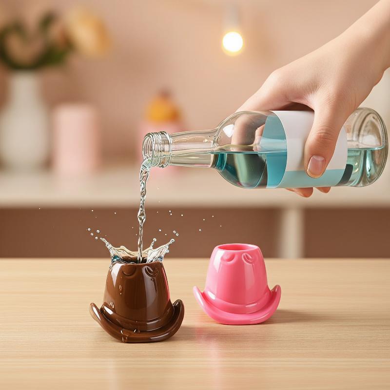 Wine Beer Hat - أكواب نبيذ على شكل قبعة رعاة