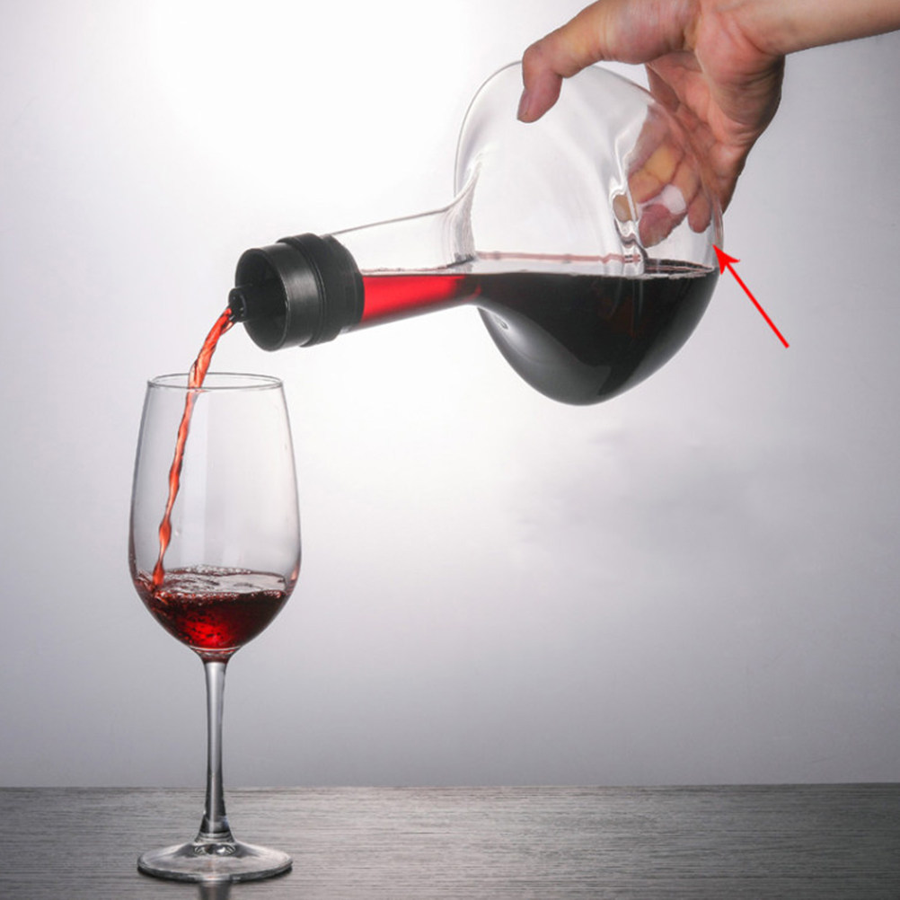 قطعة واحدة، ديكانتير نبيذ زجاج - مراجعة Wine Aerator Pour وسعره