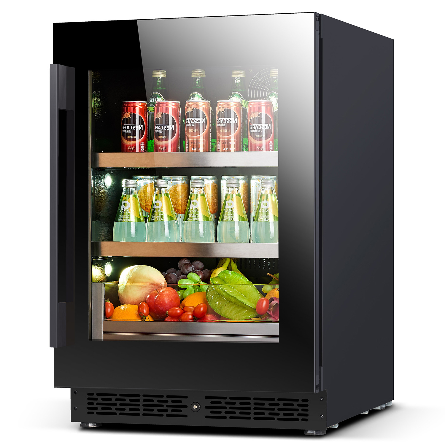 ثلاجة مشروبات أنيقة مدمجة تحت  - مراجعة Wine Beer Dual Zone وسعره