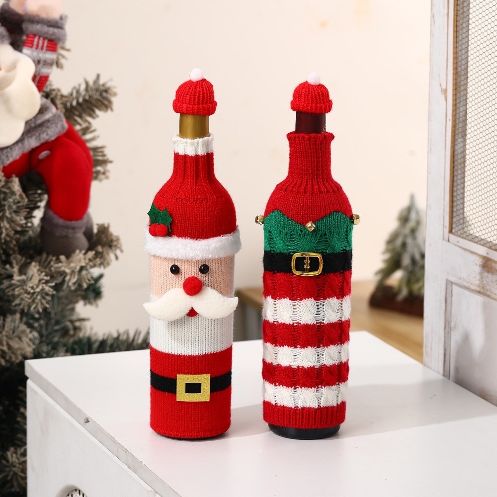 غطاء زجاجة نبيذ محبوك على شكل  - مراجعة Wine Beer Hat وسعره