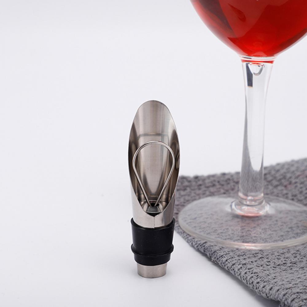 مدفأة زجاجات كلاسيكية من الفول - مراجعة Wine Aerator Pour وسعره
