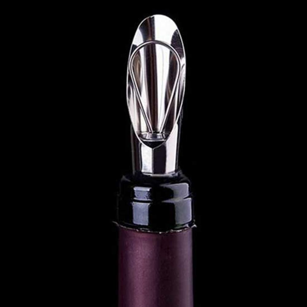 مدفأة زجاجات كلاسيكية من الفول - مراجعة Wine Aerator Pour وسعره